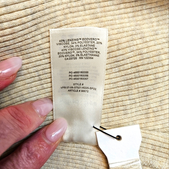 NWT Aritzia Wilfred Free Cut Out Knit Tank Dress - Picture 8 of 11